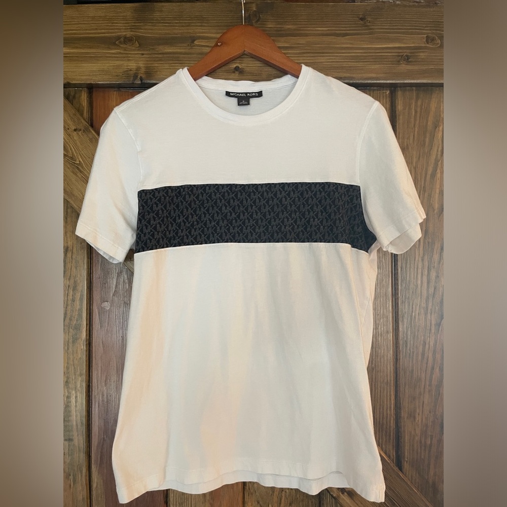 Michael Kors White Cotton T Shirt size M